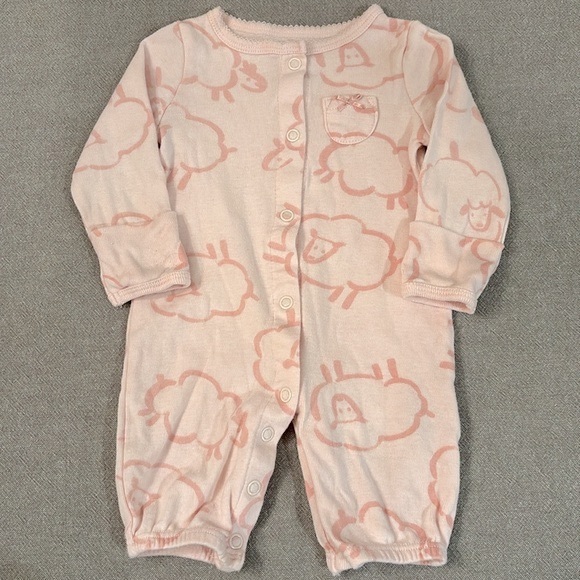 ‼️3for $15‼️EUC!🩵BABY GIRL NEWBORN SLEEP & PLAY BUNDLE - Picture 3 of 5